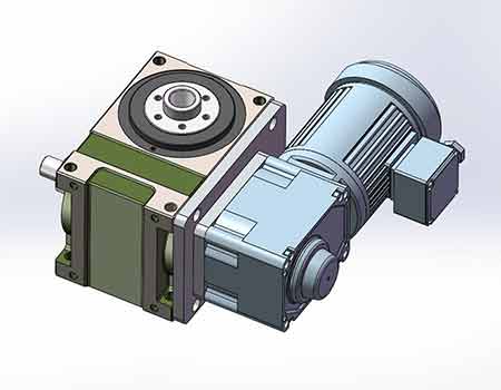 Indexer motor, rotary indexing cam, cam indexing